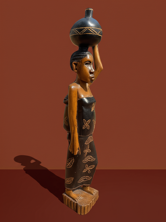Angolan Woman with Gourd
